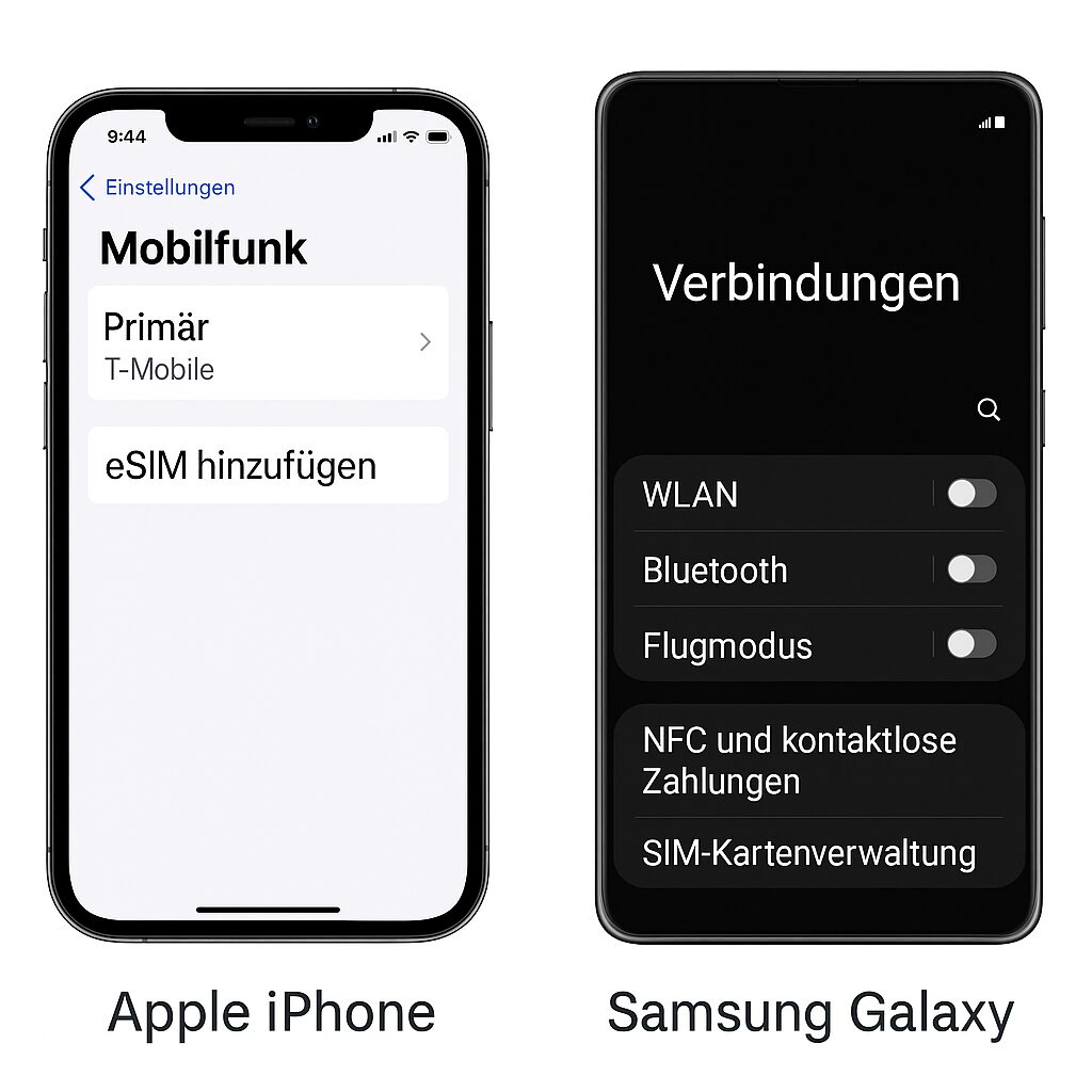 so findet man heraus ob das eigene Smartphone esim-fähig ist