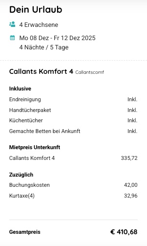 Ferienpark in Holland: 5 Tage im Ferienhaus ab 28€ p.P. (4 Leute)