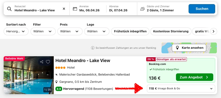 Gardasee Kurzurlaub: 4* Hotel am See inkl. Frühstück ab 59€ p.P. (DZ)