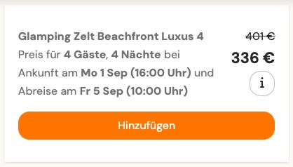 Glamping in den Niederlanden: 4 Tage im Ferienhaus am Wasser ab 87€ p.P. (bei 4 Leuten)