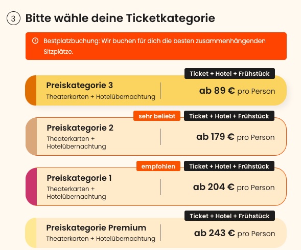 Harry Potter und das verwunschene Kind: Hotel + Ticket ab 89€ p.P. // als Gutschein für 99€ p.P.