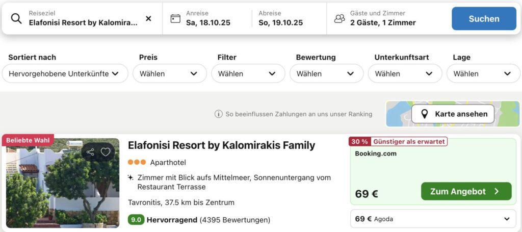 Kreta Frühbucher Urlaub: 4* Strandhotel, Zimmer mit Privatpool und Halbpension ab 93€ p.P. (DZ)