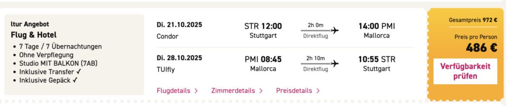 Mallorca Kurztrip: 1 Woche mit Hotel & Flug ab 448€ p.P.
