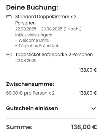 Safaripark Beekse Bergen: Eintritt und Hotel für 69€ p.P. (bei 2 Personen)