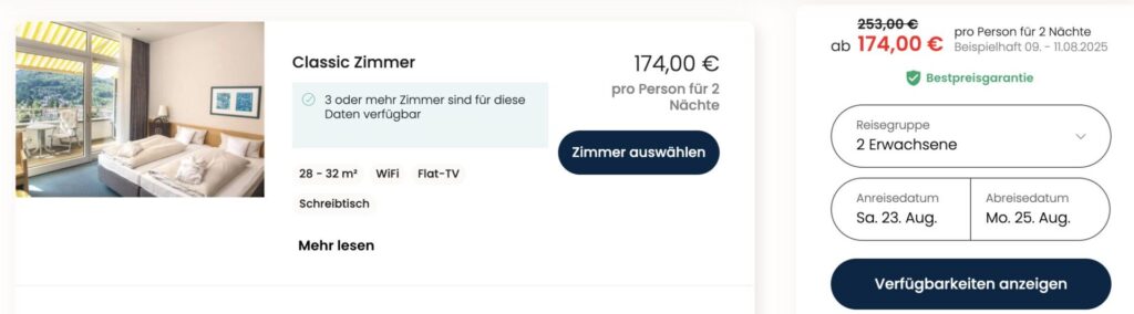 Schwarzwald Kurzurlaub: 3 Tage im 4* Hotel inkl. Frühstück & einem Dinner ab 199€ p.P.