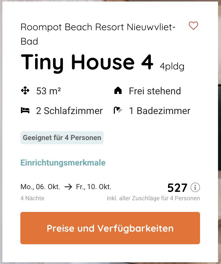 Urlaub in Zeeland: 4 Tage im strandnahen Ferienhaus ab 96€ p.P.