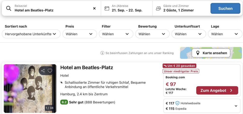Hamburg direkt an der Reeperbahn