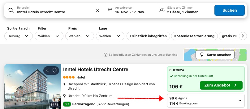 Panorama Wellness in Holland: 4* Hotel mit Whirlpool im Zimmer ab 73€ p.P. (DZ)