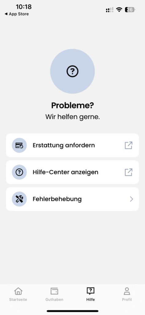Saily Rückerstattung anfordern