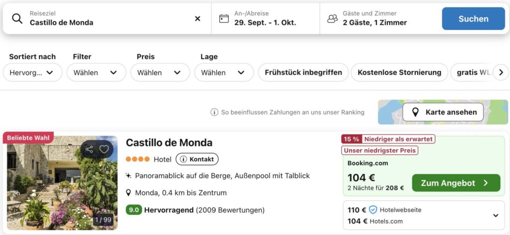 Südspanien Urlaub: 3 Tage Andalusien im 4* Hotel ab 101€ p.P.
