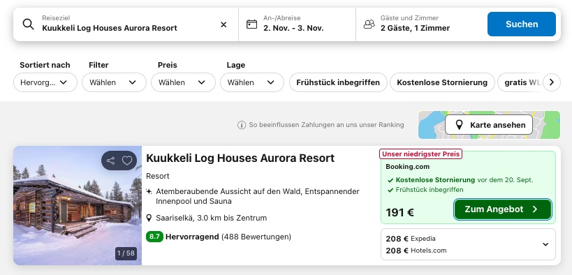 Urlaub in Finnland: 4* Resort im Wald inkl. Frühstück & Wellness ab 104€ p.P.