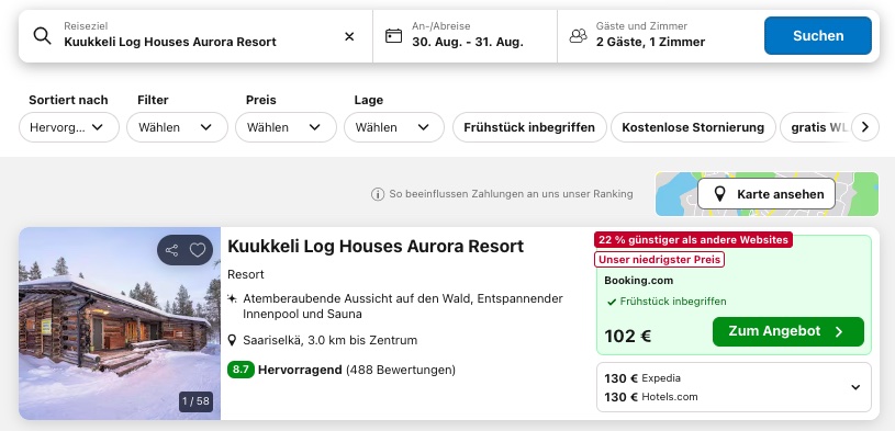 Urlaub in Finnland: 4* Resort im Wald inkl. Frühstück & Wellness ab 104€ p.P.