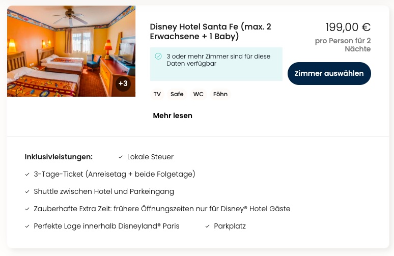 Disneyland® in Paris Special: Unterkunft, 3 Tage Eintritt & Extras ab 199€ p.P. (DZ)
