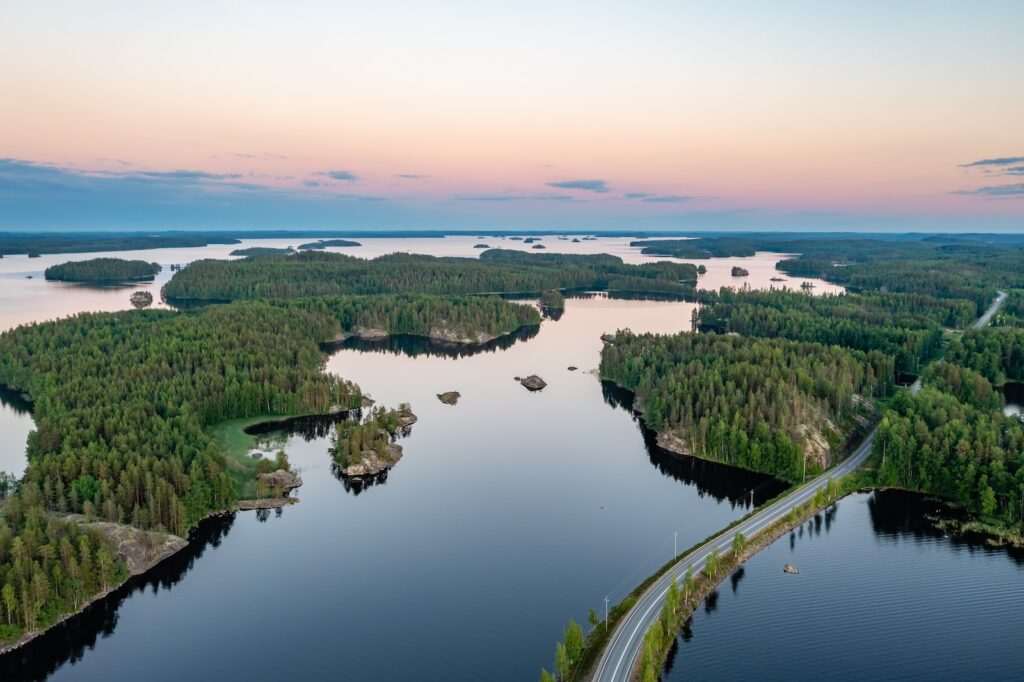Finnland, See Saimaa
