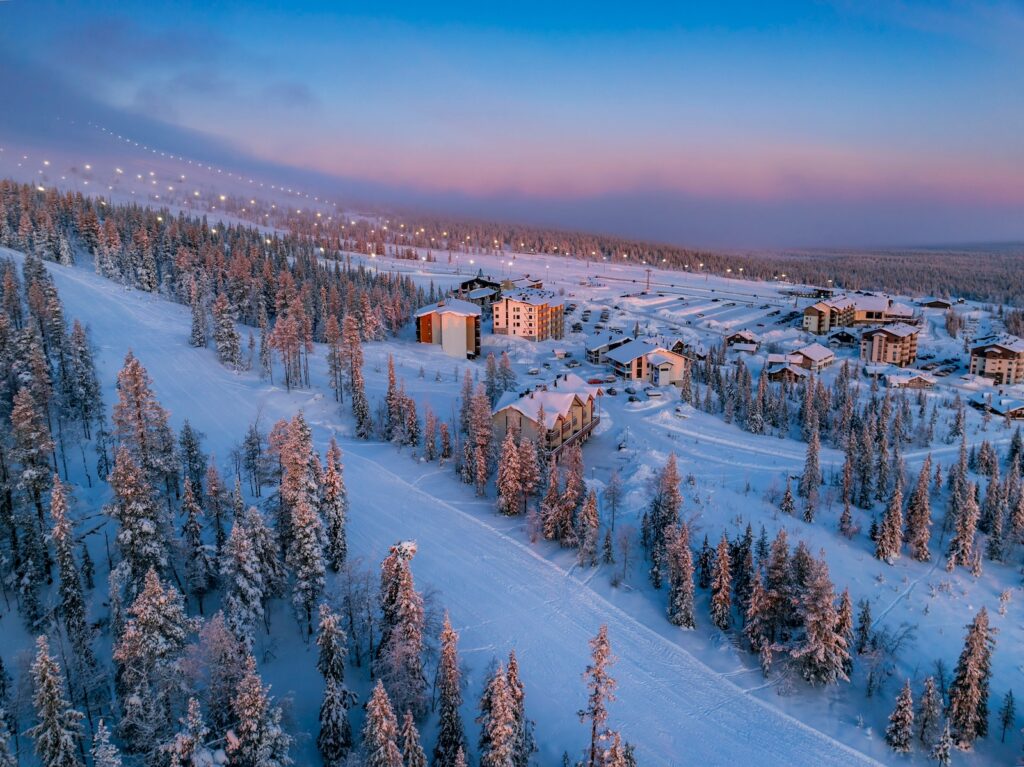 Finnland, Skigebiet Ylläs