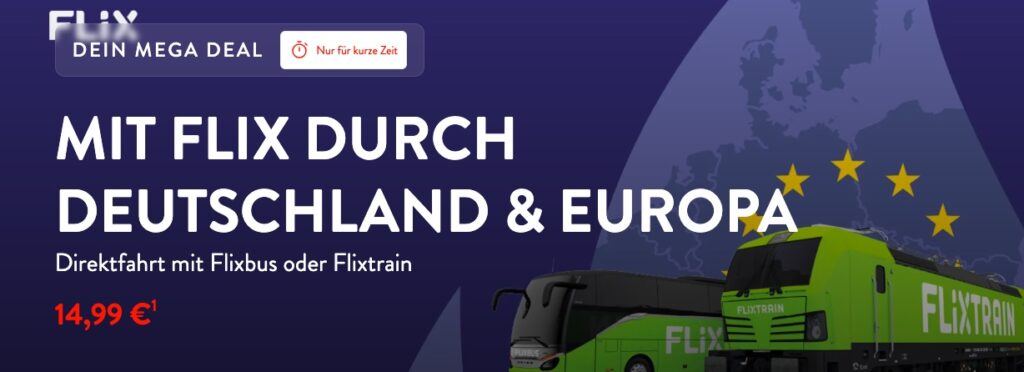FlixTrain Tickets: Berlin Basel ab 10,98€