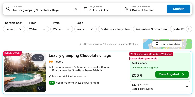 Glamping in Slowenien – 3 Tage im Lake House ab 89€ p.P.