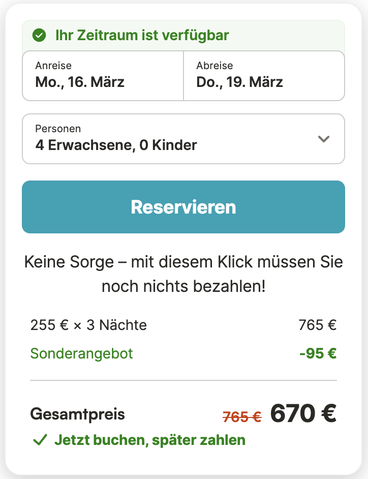 Hausboot an der Ostsee: 4 Tage mit Sauna und Dachterrasse ab 140€ p.P.