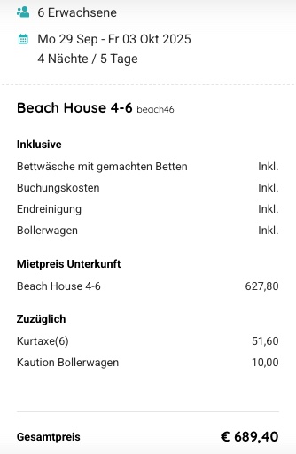 Holland Strandhaus: 5 Tage im Ferienhaus direkt am Strand ab 137€ p.P. (bei Vollbelegung)