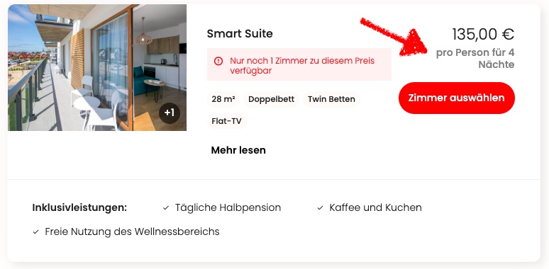 Kurzurlaub an der polnischen Ostsee: 3 Tage im Apartment inkl. Halbpension ab 90€ p.P. (DZ)