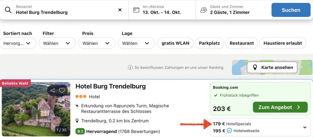 Kurzurlaub in Hessen: 4* Burghotel inkl. Frühstück ab 90€ p.P. (DZ)