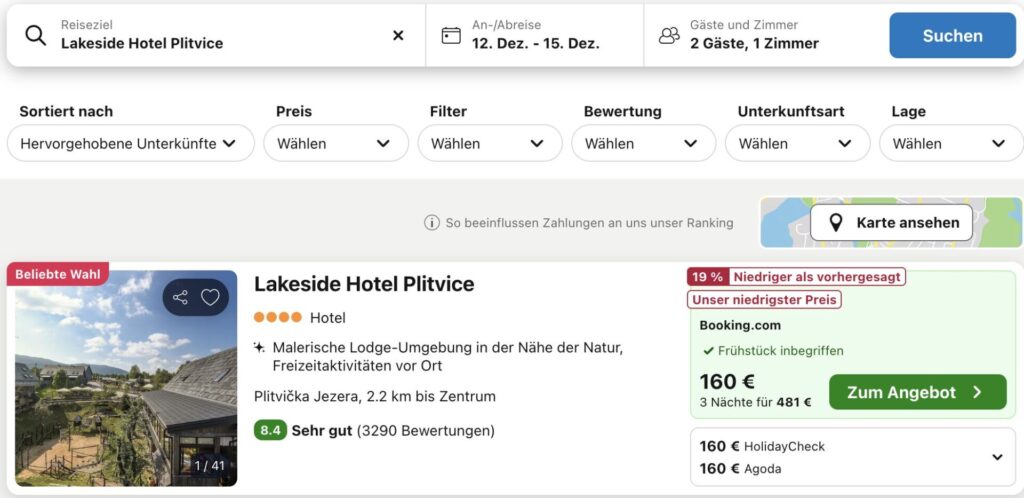 Plitvicer Seen im Winter: 3 Tage im 4* Hotel + Frühstück & Flug ab 207€ p.P.