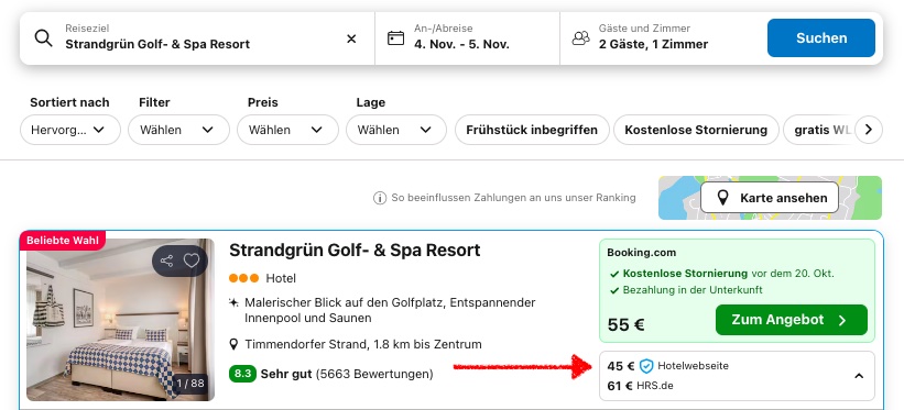 Romantikurlaub an der Ostsee: Hotelübernachtung ab 23€ p.P. (DZ)