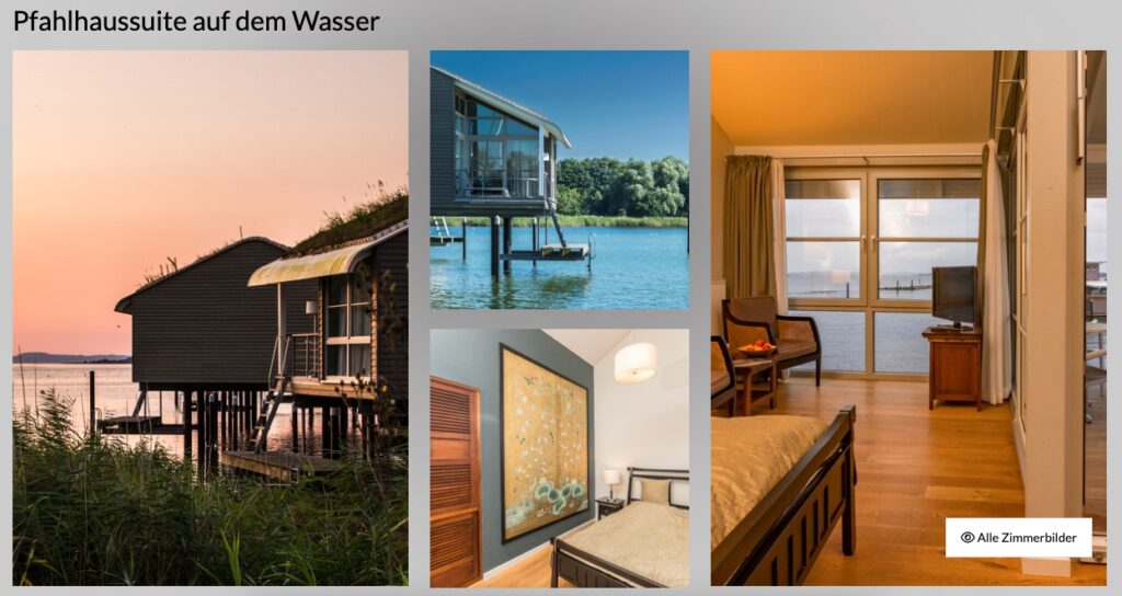 Rügen Kurzurlaub: Pfahlhaussuite auf dem Wasser ab 60€ p.P. (DZ)