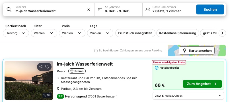 Rügen Kurzurlaub: Pfahlhaussuite auf dem Wasser ab 60€ p.P. (DZ)