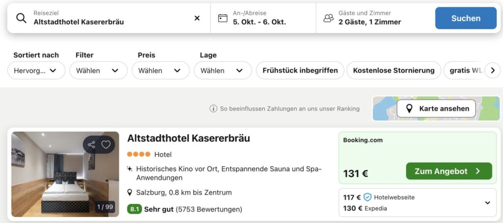 Salzburg Kurzurlaub – 3 Tage im top 4* Hotel mit Wellness: ÜF ab 179€ p.P. (Sommerferien)