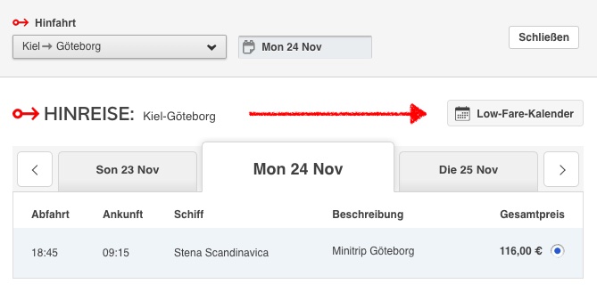 Skandinavien Kreuzfahrt: von Kiel nach Göteborg / ein ganzer Tag vor Ort ab 69€ p.P. (bei 2 Leuten)