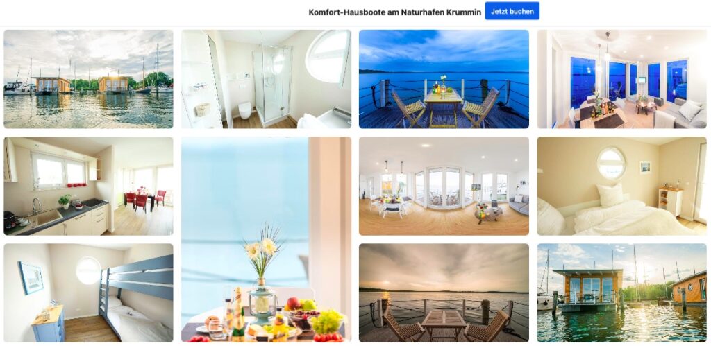 Usedom Hausboot: 4 Tage ab 177€ p.P.