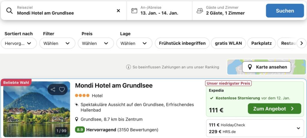Winterurlaub in Österreich – 3 Tage im 4* Hotel inkl. Frühstück, Wellness & Extras ab 159€ p.P.