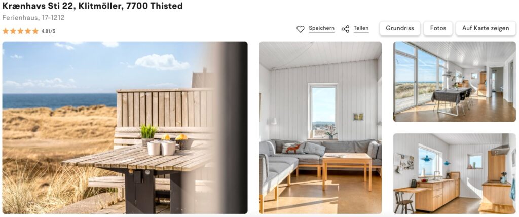 Dänemark Urlaub: 4 Tage im strandnahen Ferienhaus ab 128€ p.P. (bei 4 Leuten)