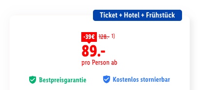 Disneys DIE EISKÖNIGIN Das Musical©: Hotel + Tickets ab 99€ p.P. (DZ) / als Gutschein für 119€ p.P. (DZ)