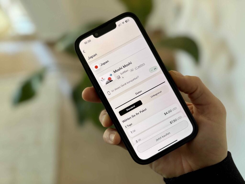 Für einen Urlaub in Japan ist eine eSIM super praktisch. Wir haben die besten Anbieter im direkten gegenüberstellt