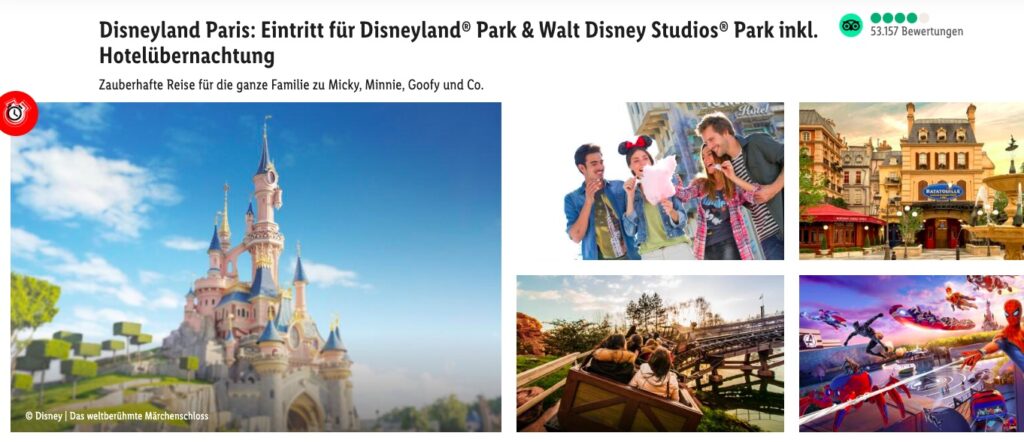 Kurztrip Disneyland®: Hotel und Eintritt ab 99€ p.P. (DZ)