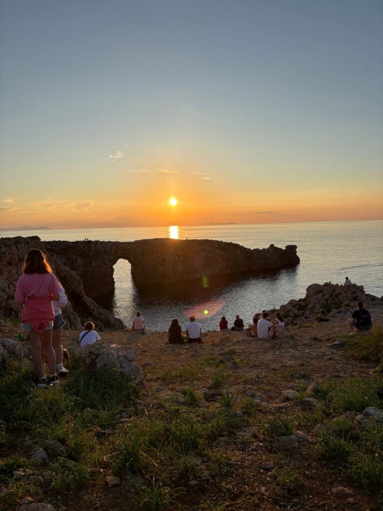 Menorca, Sonnenuntergang am Pont d'en Gil