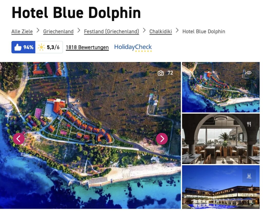 Pauschalreise Chalkidiki: 1 Woche im 4* Hotel mit Flug & Frühstück ab 647€ p.P.