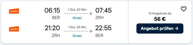 Schweiz Kurztrip
