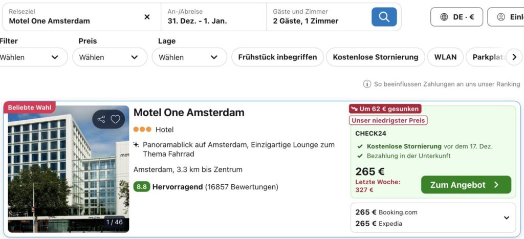 Silvester in Amsterdam