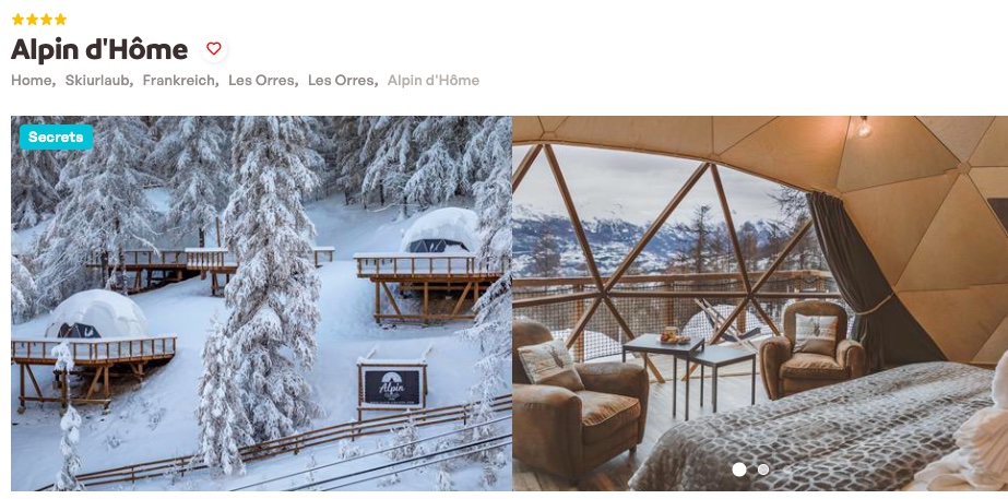 Skiurlaub in Frankreich: 3 Tage im Luxus Iglu inkl. Skipass & Frühstück ab 284€ p.P.