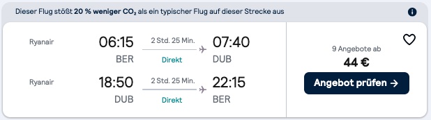 Städtetrip nach Dublin