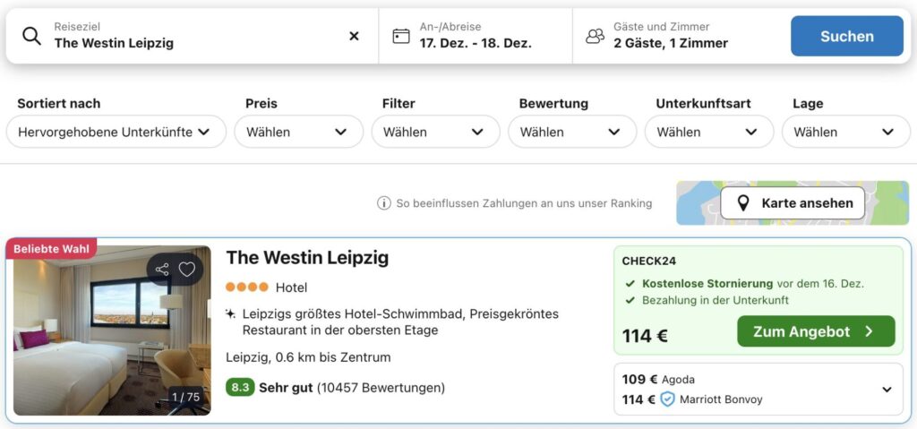 Weihnachtliches Leipzig: Übernachtung im zentralen 4* Hotel + Frühstück ab 70€ p.P.