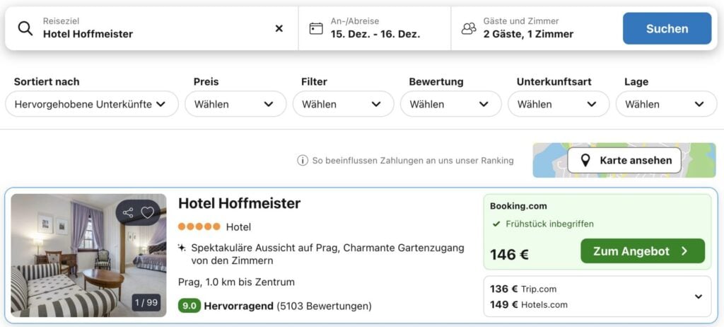 Weihnachtsmarkt in Prag: Übernachtung im 4* Hotel ab 57€ p.P.