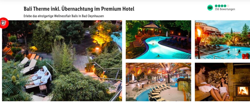 Wellness Auszeit in der Bali Therme: Hotel und Tagesticket ab 89€ p.P. (DZ)