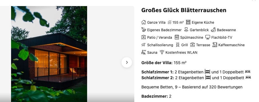 Wellnessurlaub an der Ostsee: Ferienvilla mit Sauna ab 63€ p.P. (bei 4 Leuten)
