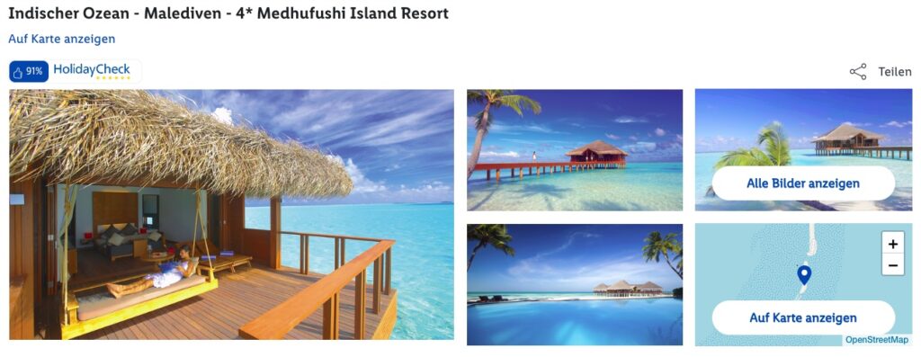 All Inclusive Urlaub auf den Malediven