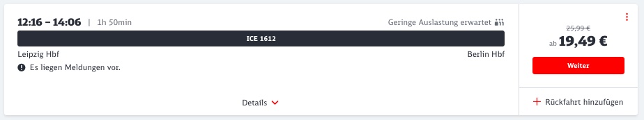 BahnCard: nur kurze Zeit zum Aktionspreis ab 9,99€