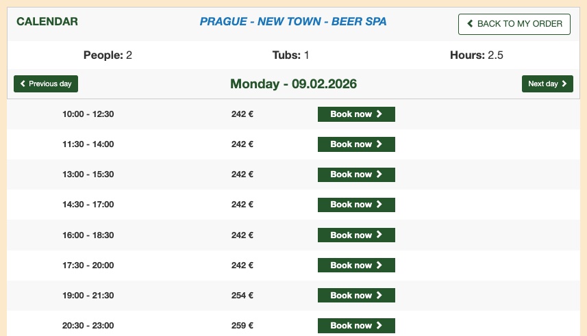 Bier Spa in Prag: Zugtickets, Unterkunft und Spa Ticket (mit All Inclusive Bier) ab 170€ p.P. (DZ)